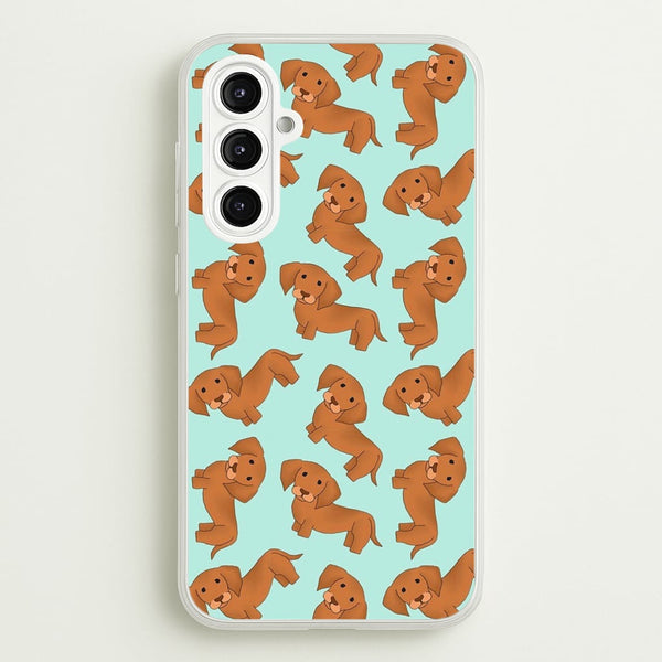 Sausage Dog Pattern  -  Phone Case for Galaxy A16
