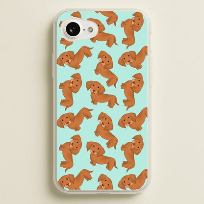 Sausage Dog Pattern  -  Phone Case for iPhone 16e