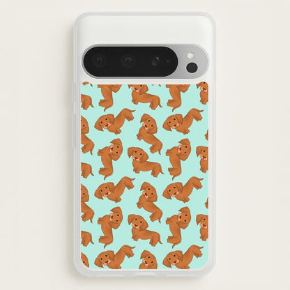 Sausage Dog Pattern  -  Phone Case for Google Pixel 9 Pro XL