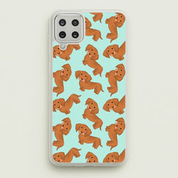 Sausage Dog Pattern  -  Phone Case for Galaxy A12