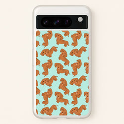 Sausage Dog Pattern  -  Phone Case for Google Pixel 8 Pro