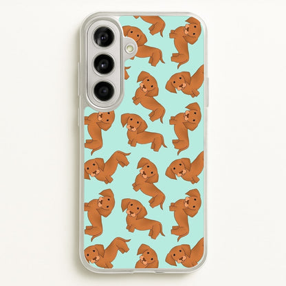 Sausage Dog Pattern  -  Phone Case for Galaxy A56