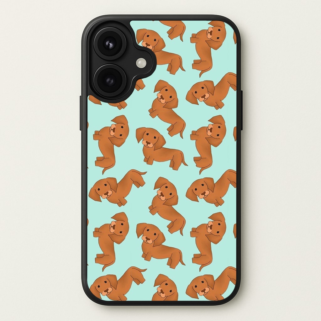 Sausage Dog Pattern Phone Case for iPhone 17