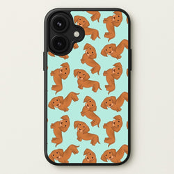 Sausage Dog Pattern Phone Case for iPhone 17