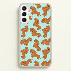 Sausage Dog Pattern  -  Phone Case for Galaxy A36