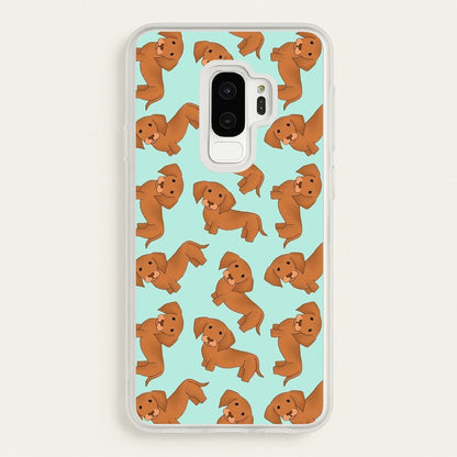 Sausage Dog Pattern  -  Phone Case for Galaxy S9 Plus