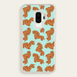 Sausage Dog Pattern  -  Phone Case for Galaxy S9 Plus