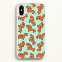 Sausage Dog Pattern  -  Phone Case for iPhone XS Max