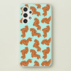 Sausage Dog Pattern  -  Phone Case for Galaxy A13