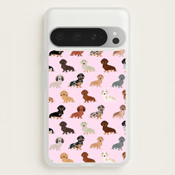 Dachshund Breed Pattern  -  Phone Case for Google Pixel 9 Pro XL
