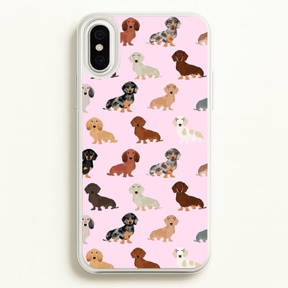 Dachshund Breed Pattern  -  Phone Case for iPhone XS Max