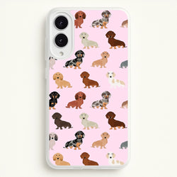 Dachshund Breed Pattern  -  Phone Case for Galaxy S25 Edge