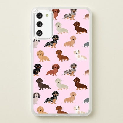 Dachshund Breed Pattern  -  Phone Case for Galaxy S20