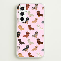 Dachshund Breed Pattern  -  Phone Case for Galaxy A16