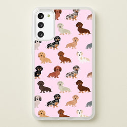 Dachshund Breed Pattern  -  Phone Case for Galaxy S20FE