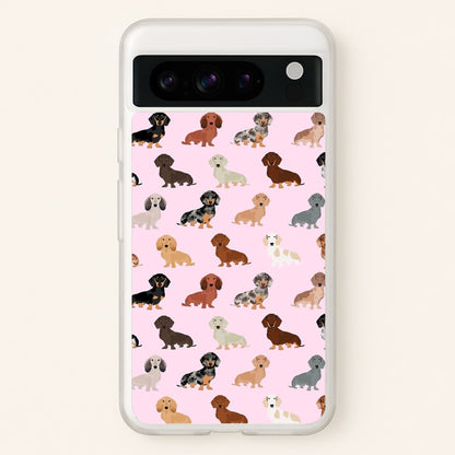 Dachshund Breed Pattern  -  Phone Case for Google Pixel 8 Pro