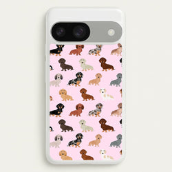 Dachshund Breed Pattern  -  Phone Case for Google Pixel 9 / 9 Pro