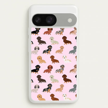 Dachshund Breed Pattern  -  Phone Case for Google Pixel 9 / 9 Pro