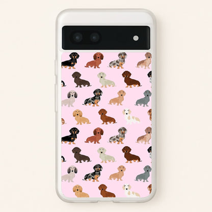 Dachshund Breed Pattern  -  Phone Case for Google Pixel 7a