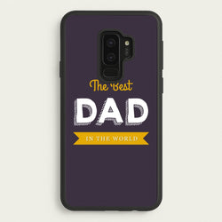 Best Dad In The World  - Christmas Phone Case for Galaxy S9 Plus