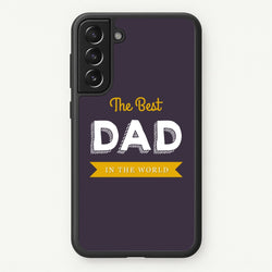 Best Dad In The World  - Christmas Phone Case for Galaxy S21