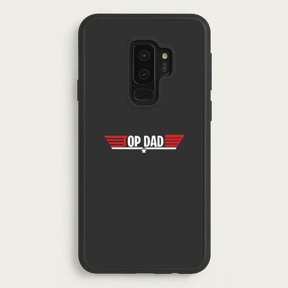 Top Dad- Fathers Day  - Father's Day Phone Case for Galaxy S9 Plus