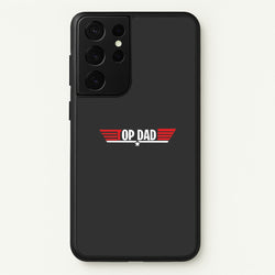 Top Dad- Fathers Day  - Father's Day Phone Case for Galaxy S21 Ultra