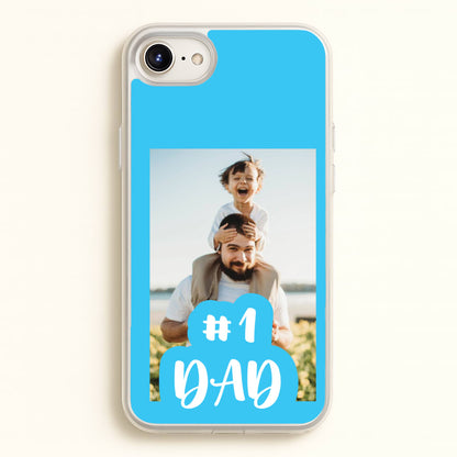Hashtag 1 Dad - Personalised Father's Day  - Father's Day Phone Case for iPhone 6 / 7 / 8 / SE