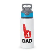 #1 Dad Foam Finger Active Water Bottle 2