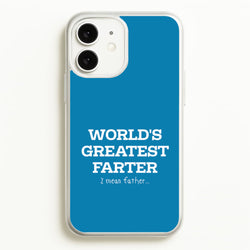 World's Greatest Farter   - Father's Day Phone Case for iPhone 11