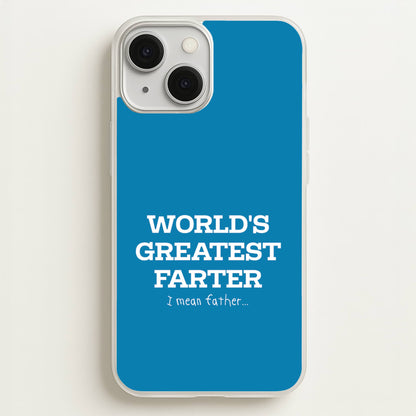 World's Greatest Farter   - Father's Day Phone Case for iPhone 13 Mini