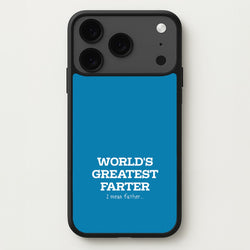 World's Greatest Farter Phone Case for iPhone 17 Pro Max
