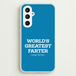 World's Greatest Farter   - Father's Day Phone Case for Galaxy S23FE