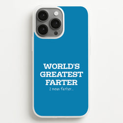 World's Greatest Farter   - Father's Day Phone Case for iPhone 13 Pro Max