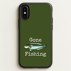 Gone Fishing   - Father's Day Phone Case for iPhone X / XS