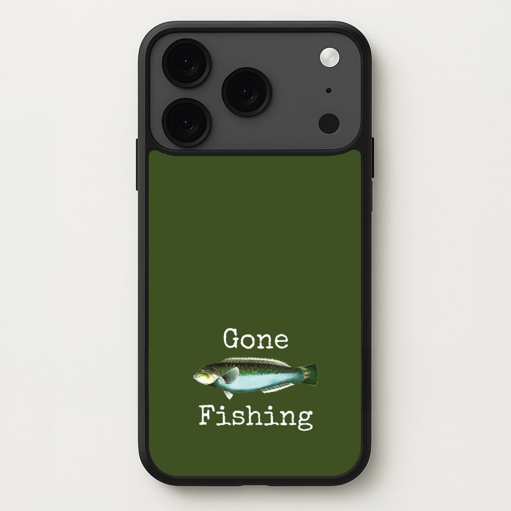 Gone Fishing Phone Case for iPhone 17 Pro