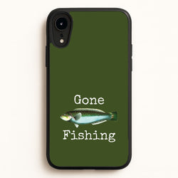 Gone Fishing   - Father's Day Phone Case for iPhone XR