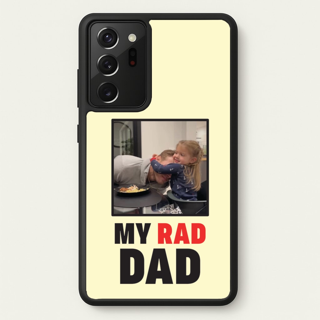 My Rad Dad Personalised  - Father's Day Phone Case for Galaxy Note 20 Ultra