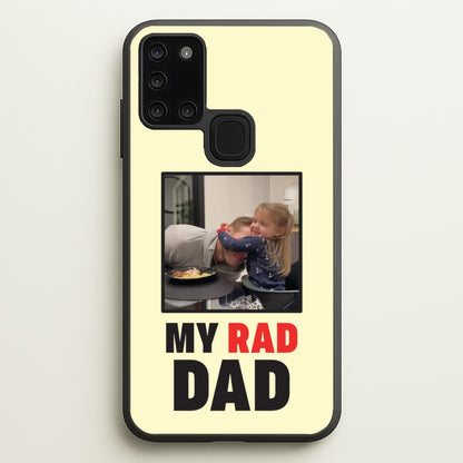 My Rad Dad Personalised  - Father's Day Phone Case for Galaxy A21s