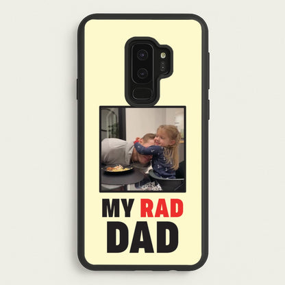 My Rad Dad Personalised  - Father's Day Phone Case for Galaxy S9 Plus