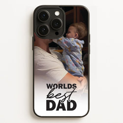 World's Best Dad Personalised  - Father's Day Phone Case for iPhone 16 Pro Max
