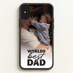 World's Best Dad Personalised  - Father's Day Phone Case for iPhone XS Max