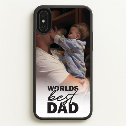 World's Best Dad Personalised  - Father's Day Phone Case for iPhone XS Max