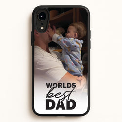 World's Best Dad Personalised  - Father's Day Phone Case for iPhone XR