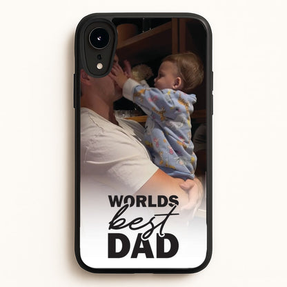 World's Best Dad Personalised  - Father's Day Phone Case for iPhone XR