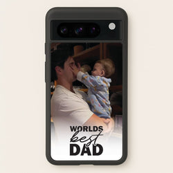 World's Best Dad Personalised  - Father's Day Phone Case for Google Pixel 8 Pro