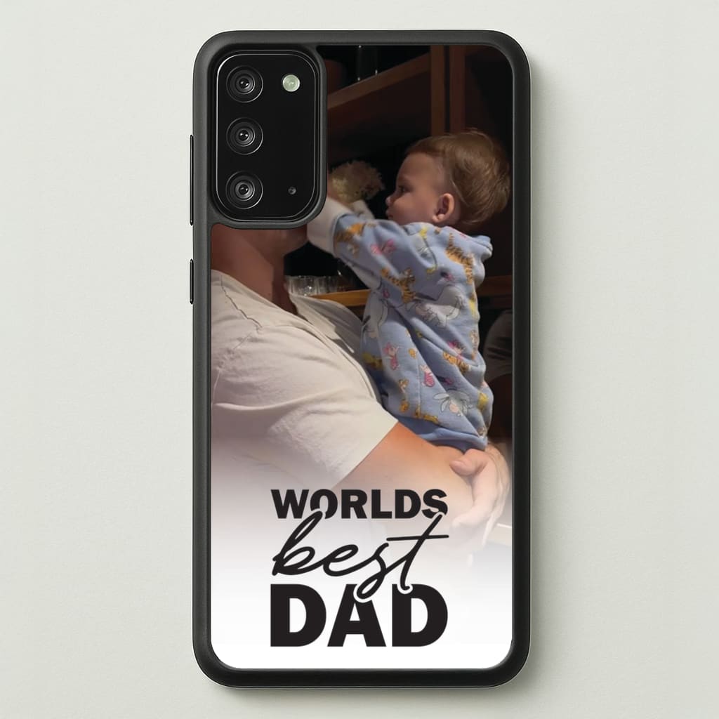 World's Best Dad Personalised  - Father's Day Phone Case for Galaxy Note 20
