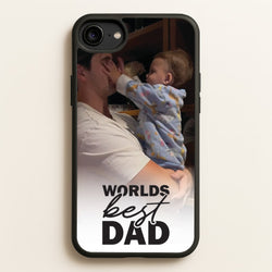 World's Best Dad Personalised  - Father's Day Phone Case for iPhone 6 / 7 / 8 / SE
