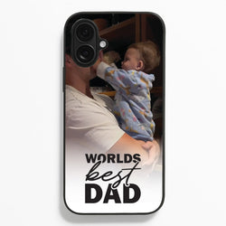 World's Best Dad Personalised  - Father's Day Phone Case for iPhone 16 Plus