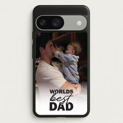 World's Best Dad Personalised  - Father's Day Phone Case for Google Pixel 9 / 9 Pro